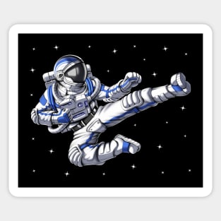 Karate Astronaut Sticker